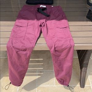 Maroon pacsun cargo pants